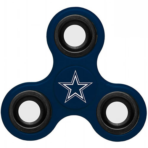 NFL Dallas Cowboys 3 Way Fidget Spinner B1 - Click Image to Close
